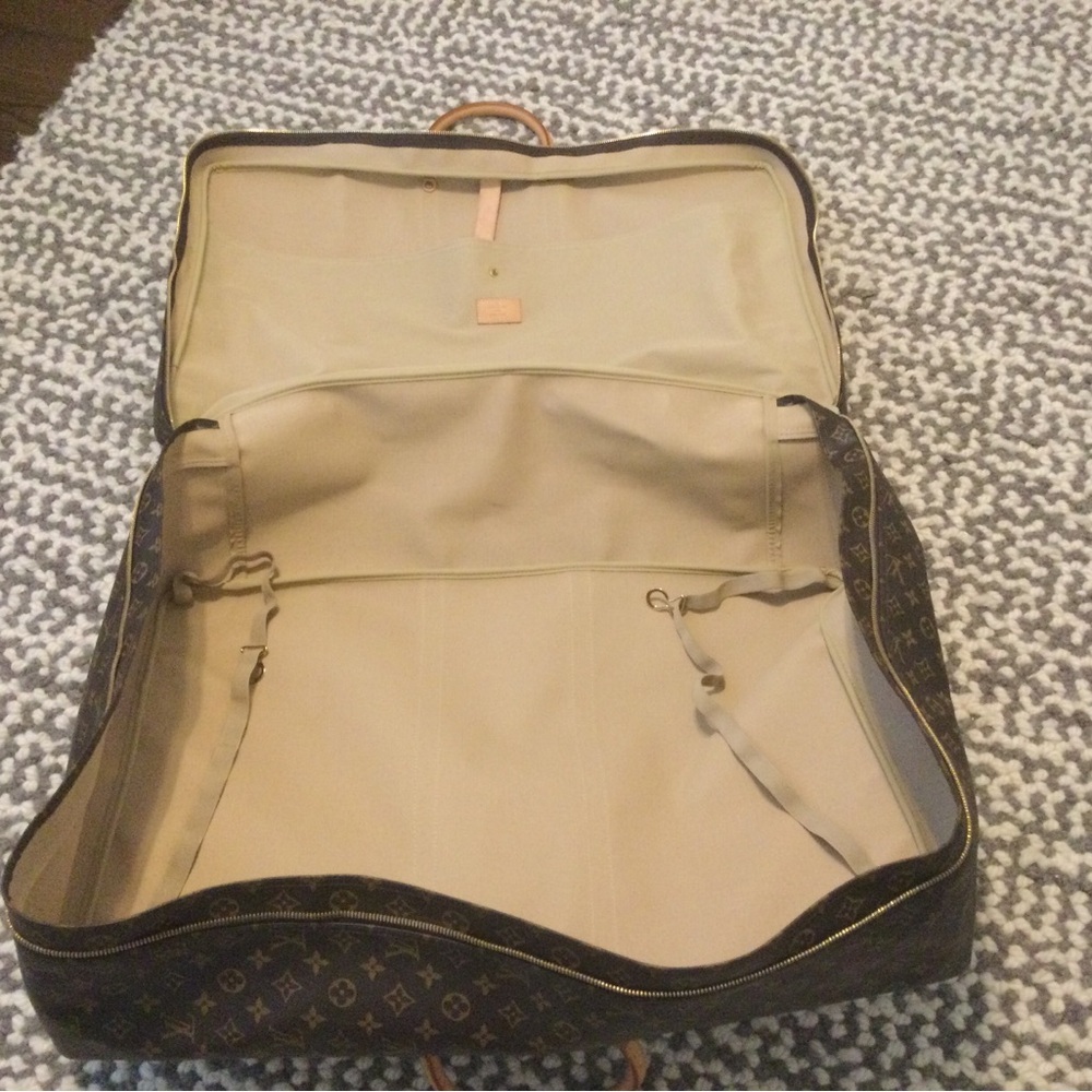 Louis Vuitton Monogram Canvas Brown and Tan Travel Duffel - Picture 6 of 16